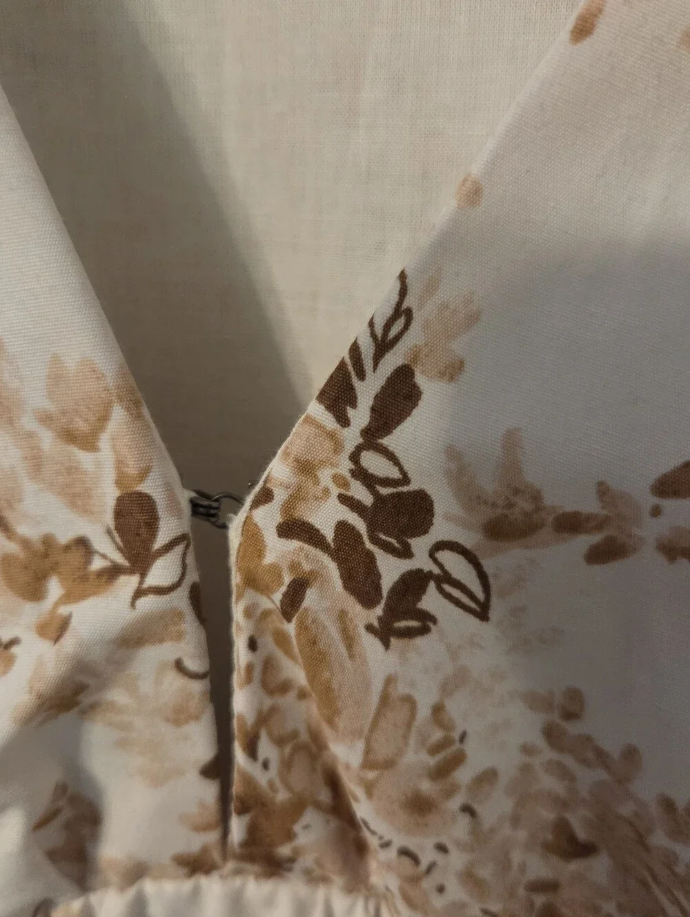 Abercrombie And Fitch Women's White Floral Flutter Tiered Maxi Dress Sz XL